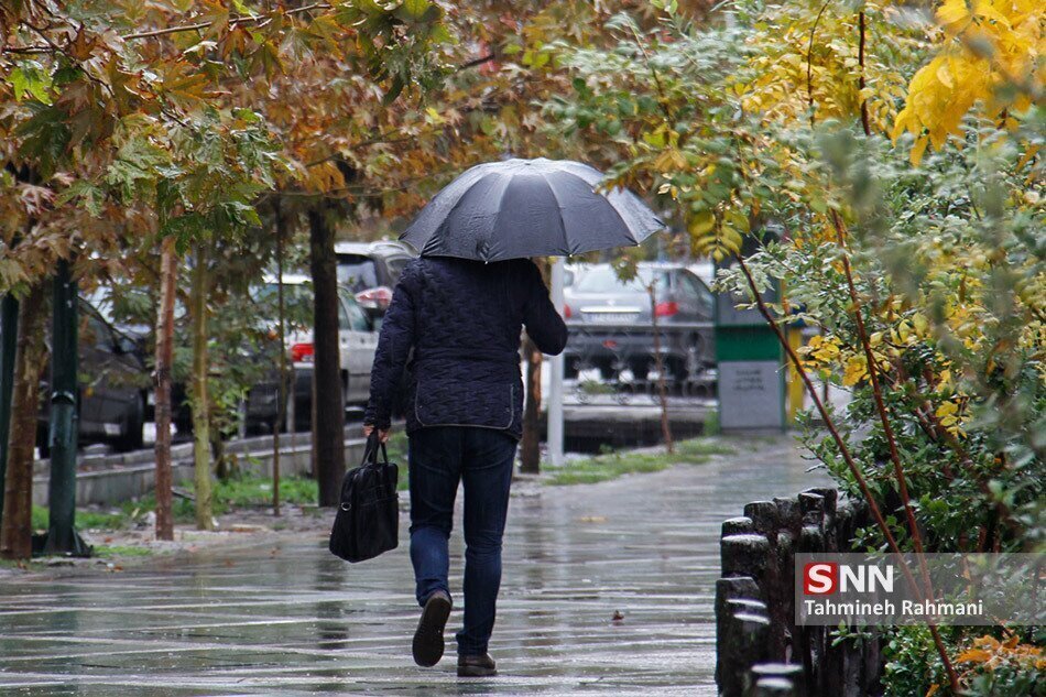 تداوم رگبار باران در نیمه شمالی کشور
