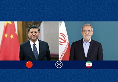 پیام تبریک پزشکیان به رئیس جمهوری خلق چین