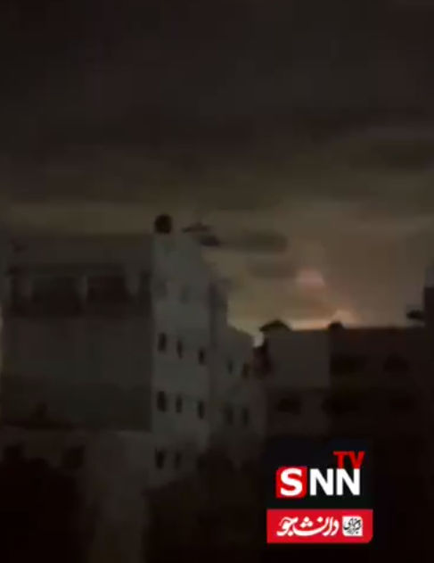 انفجارهای مهیب همزمان با آژیر خطر در سرزمین های اشغالی + فیلم