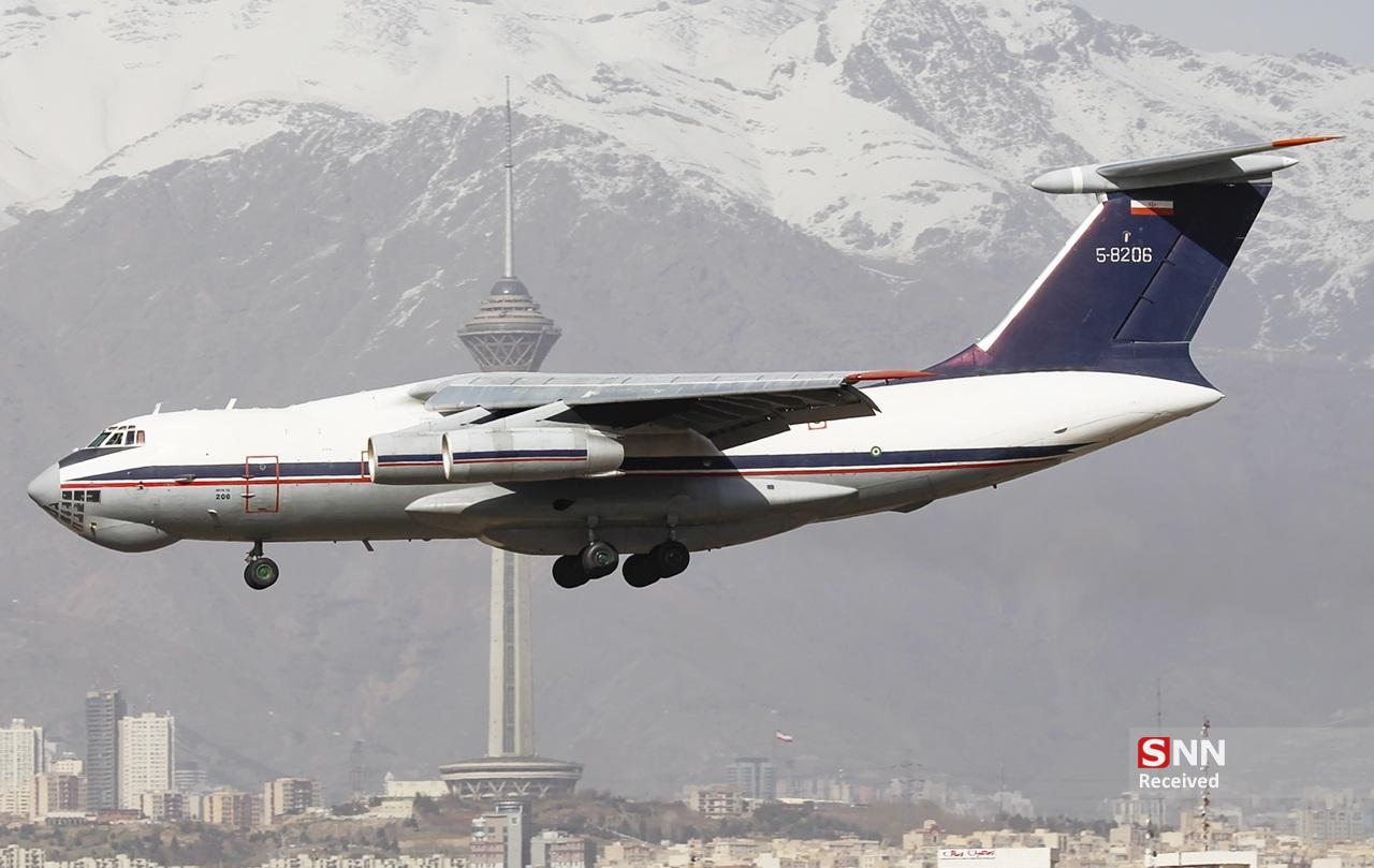 هواپیمای فوق سنگین ایلیوشین ارتش در مرکز تعمیرات شیراز