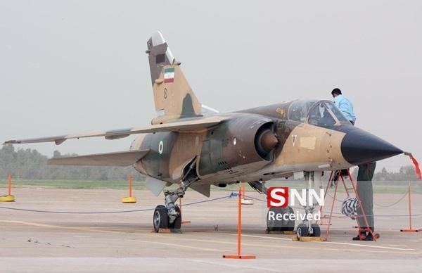 جت جنگی فرانسوی میراژ در پرواز آموزشی بر فراز تهران