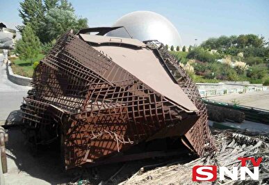 زره پوش خوفناک داعشی در عباس آباد تهران!
