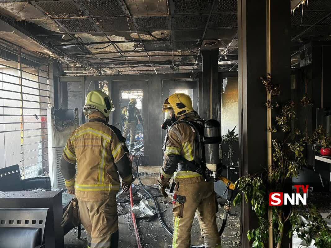 آتش سوزی یک رستوران در شهرک غرب آتش سوزی یک رستوران در شهرک غرب