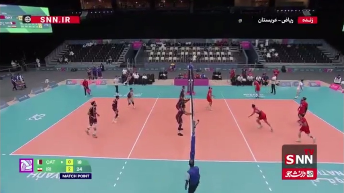 دومین برد متوالی تیم ملی مردان در ریاض