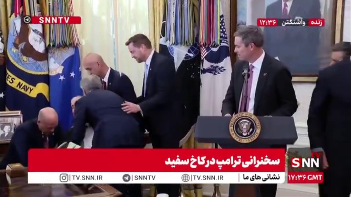 متوقف شدن پخش زنده کاخ سفید به علت از حال رفتن مدیرعامل شرکت داروسازی