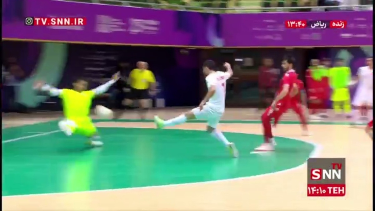 گل سوم ایران به تاجیکستان توسط کریمی