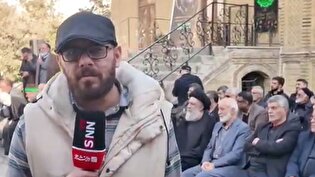 خانه مداحان؛ آیین وداع و تشییع پیکر حاج سید محمد موسوی سجاسی با حضور علما و مادحین