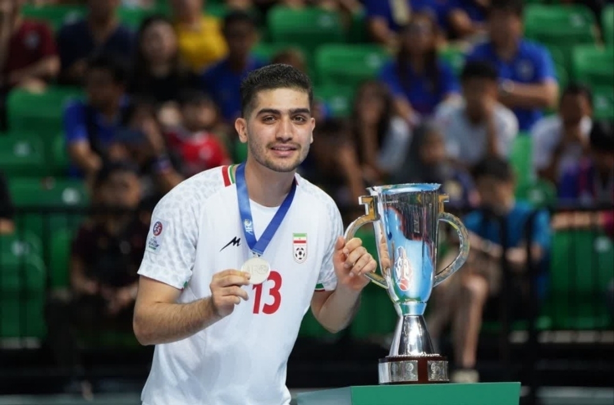 فیلم گل اول تیم ملی فوتسال ایران به ازبکستان توسط مسعود یوسف