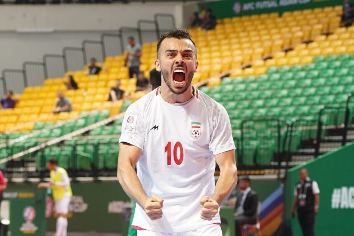 فیلم گل دوم تیم ملی فوتسال ایران به ازبکستان توسط سالار آقاپور