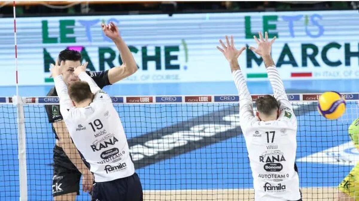 صدرنشینی یاران پوریا حسین خانزاده در لیگ والیبال ایتالیا/ درخشش نیکولوف