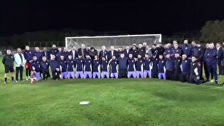 حضور پزشکیان در اردوی بازیکنان تیم ملی فوتبال