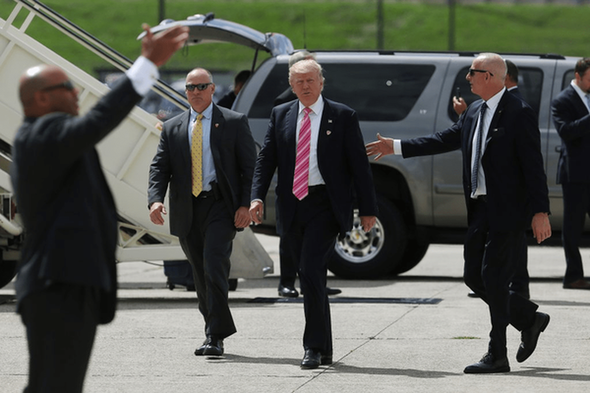 نگرانی کاخ سفید برای امنیت ترامپ