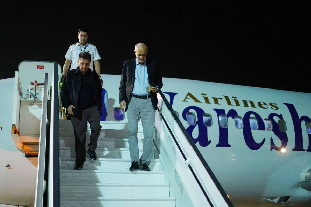 تیم ملی فوتبال وارد شهر العین شد