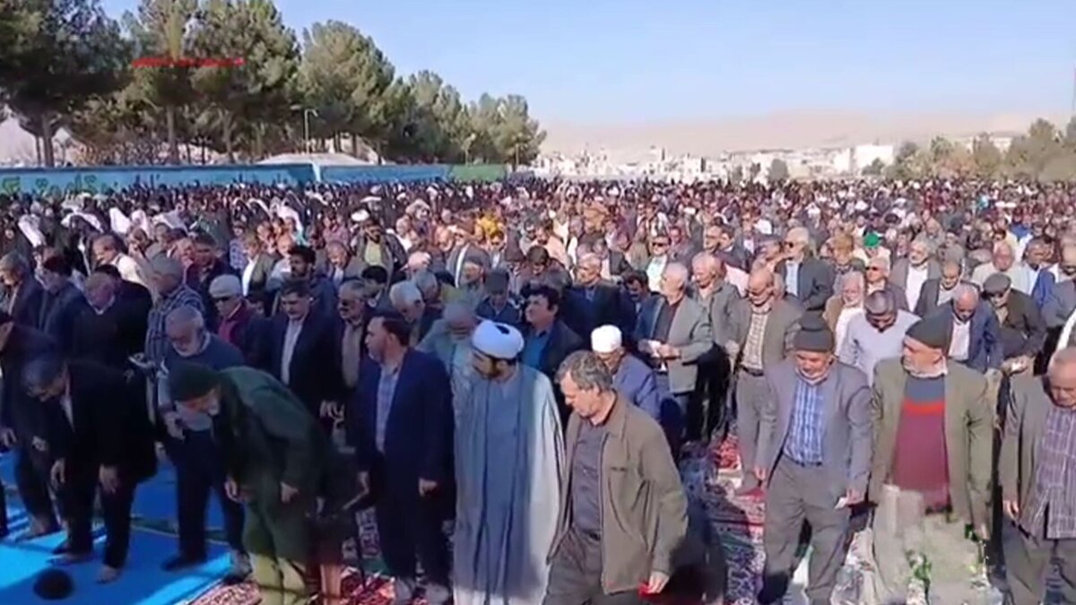 اقامه نماز باران در بجنورد