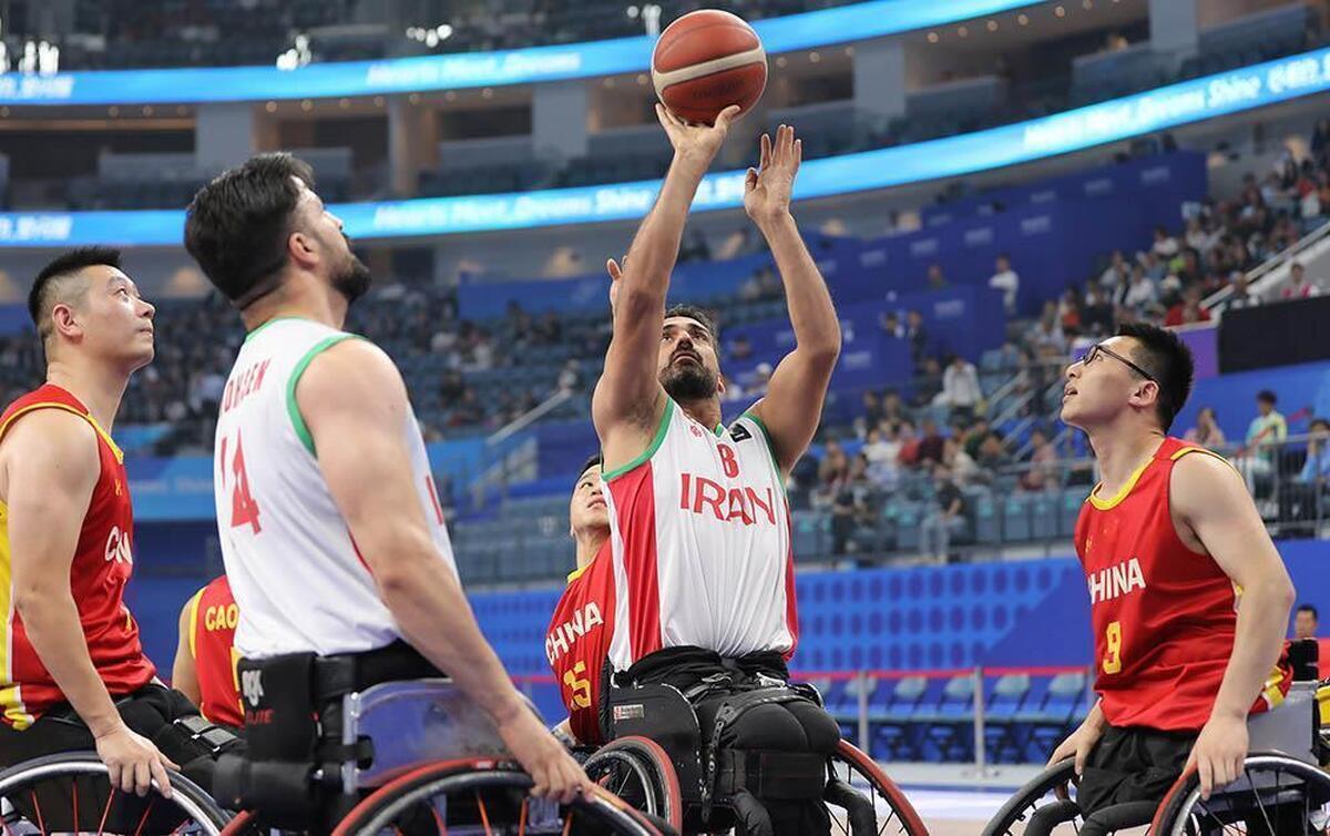 پیروزی تیم ملی بسکتبال با ویلچر مردان ایران برابر کره&zwnj;جنوبی