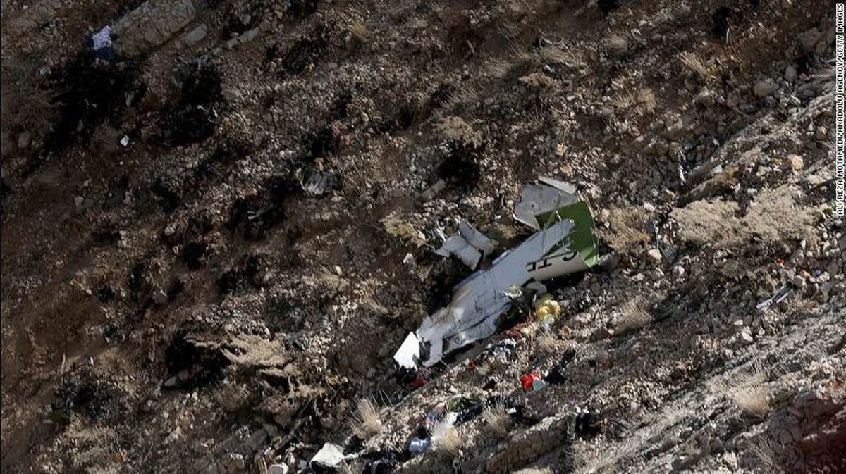 سقوط مرگبار هواپیمای ترکیه‌ای + فیلم