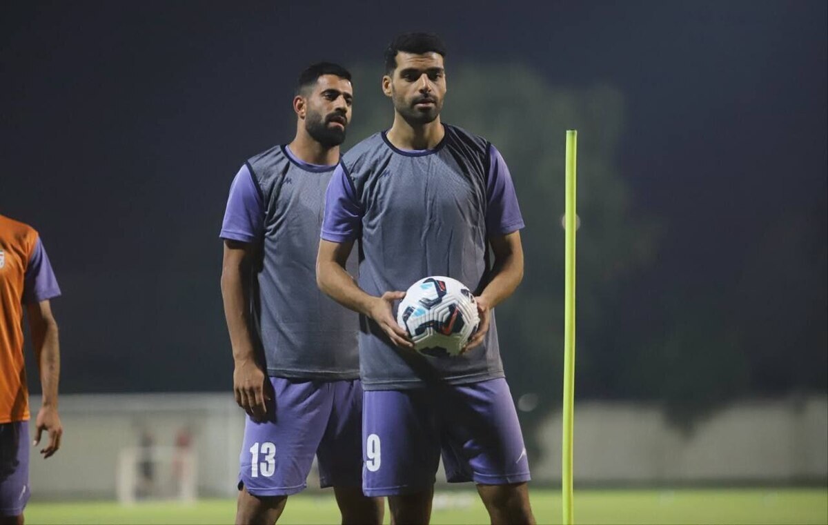 تمرین تیم ملی فوتبال با حضور‌ لژیونر‌ها در العین