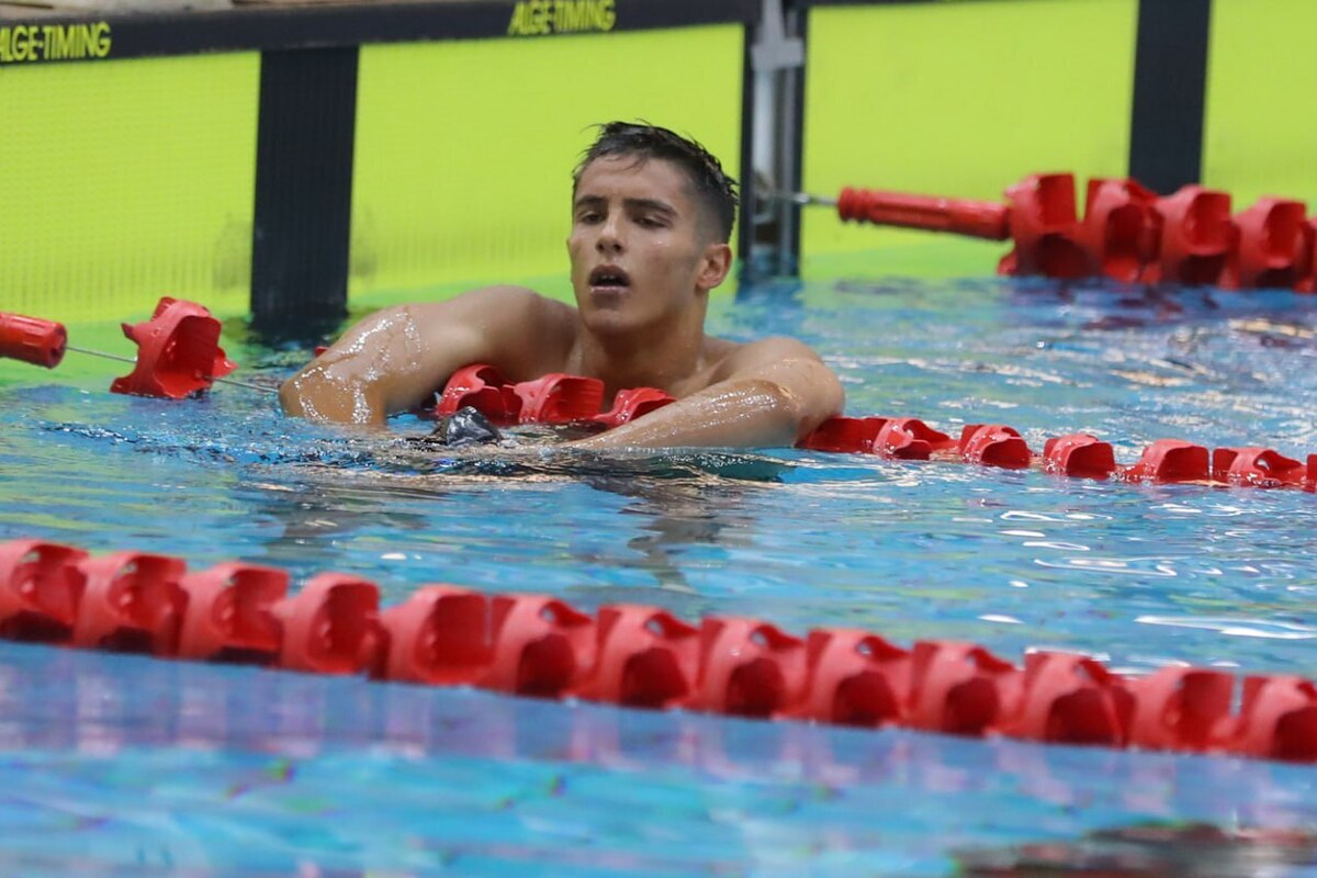 قاسمی در شنای ۴۰۰ متر آزاد فینالیست شد