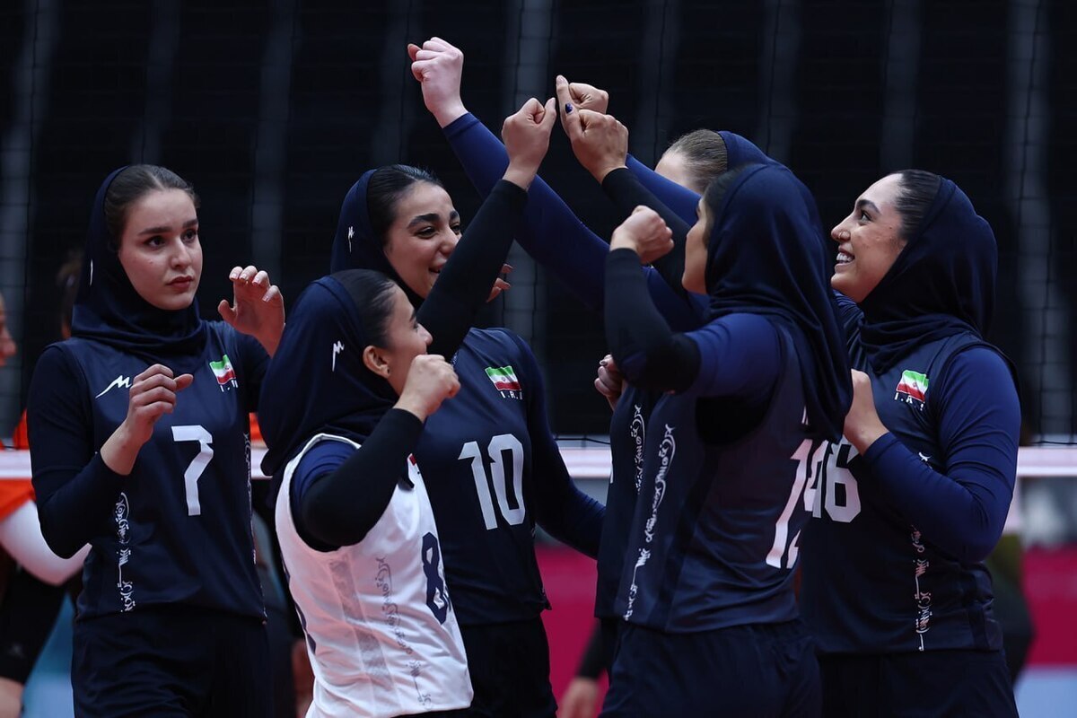 کسب مدال برنز والیبال زنان ایران با پیروزی برابر تاجیکستان