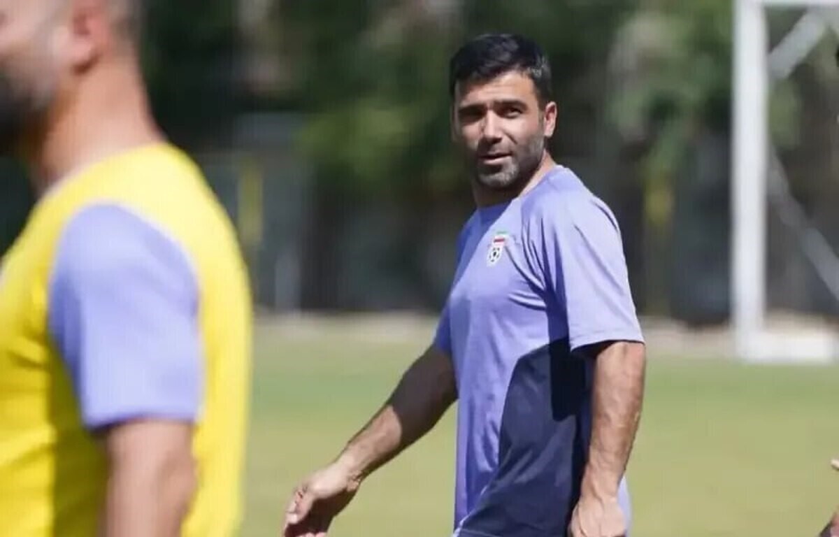 تمرین تیم ملی فوتبال امید پس از بازی با روسیه