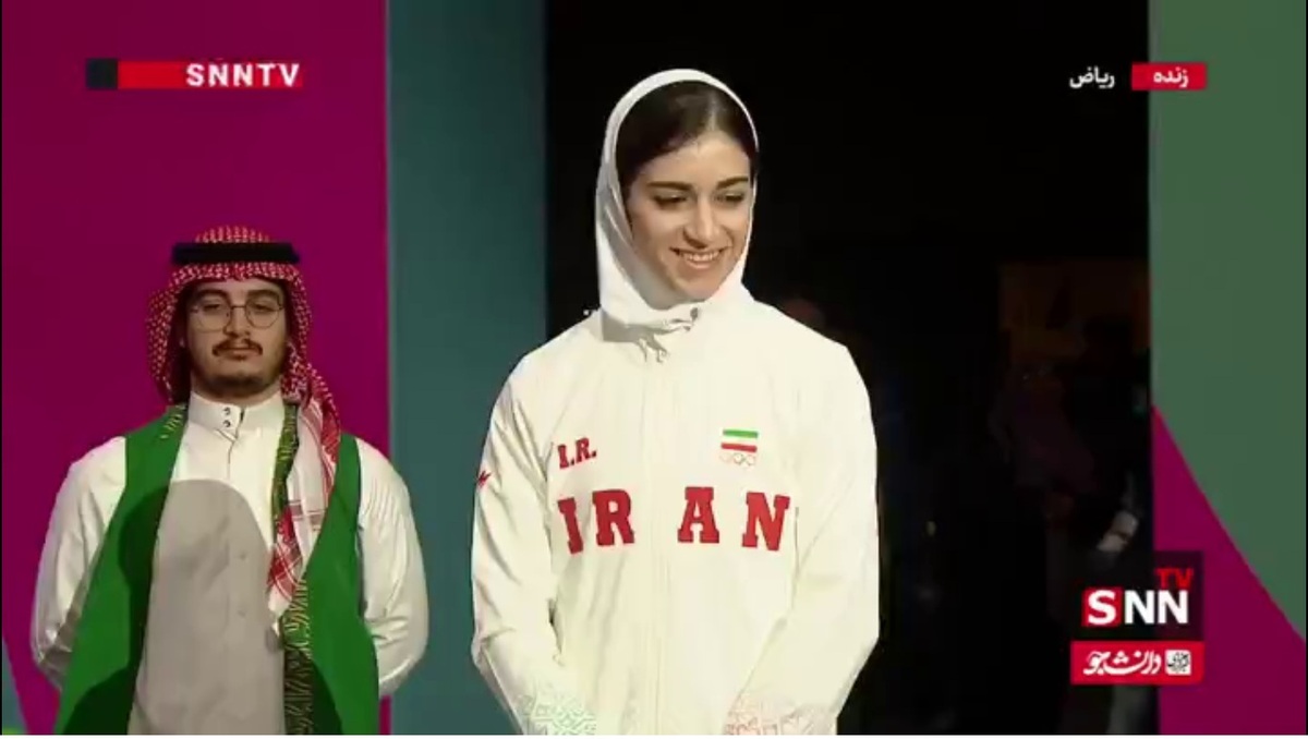 مراسم اهدای مدال مسابقات موی تای بازی های همبستگی کشورهای اسلامی