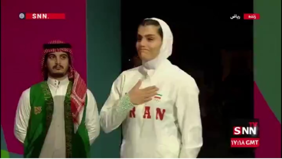 مراسم اهدای مدال مسابقات موی تای بازی های همبستگی کشورهای اسلامی