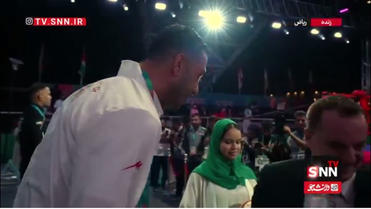 مراسم اهدای مدال مسابقات موی تای بازی های همبستگی کشورهای اسلامی