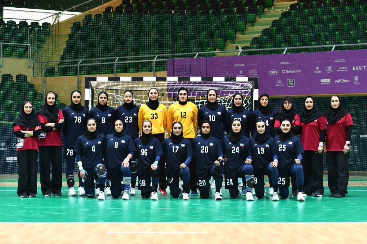 صعود تیم هندبال بانوان ایران به مرحله نیمه ‌نهایی