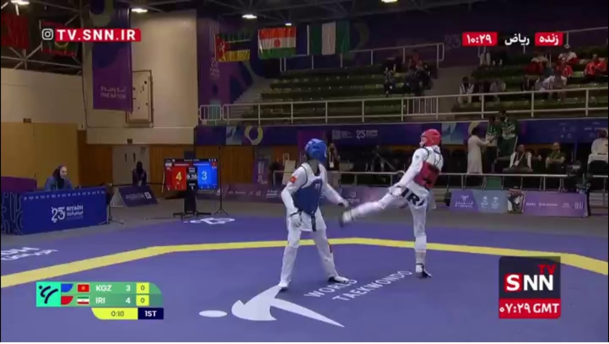 محمدی برابر نماینده قرقیزستان پیروز شد