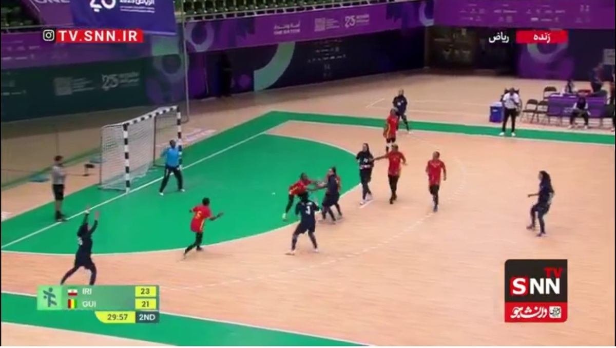 صعود تیم هندبال بانوان ایران به مرحله نیمه &zwnj;نهایی