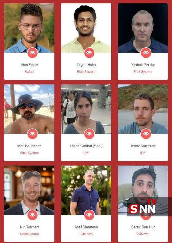 حنظله اطلاعات ۹ صهیونیست را افشا کرد + عکس حنظله اطلاعات ۹ صهیونیست را افشا کرد + عکس