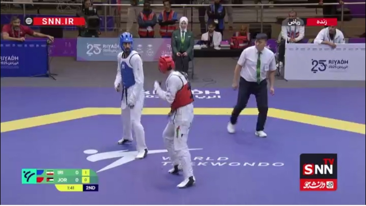 صادقیان با شکست نایب قهرمان المپیک فینالیست ریاض شد