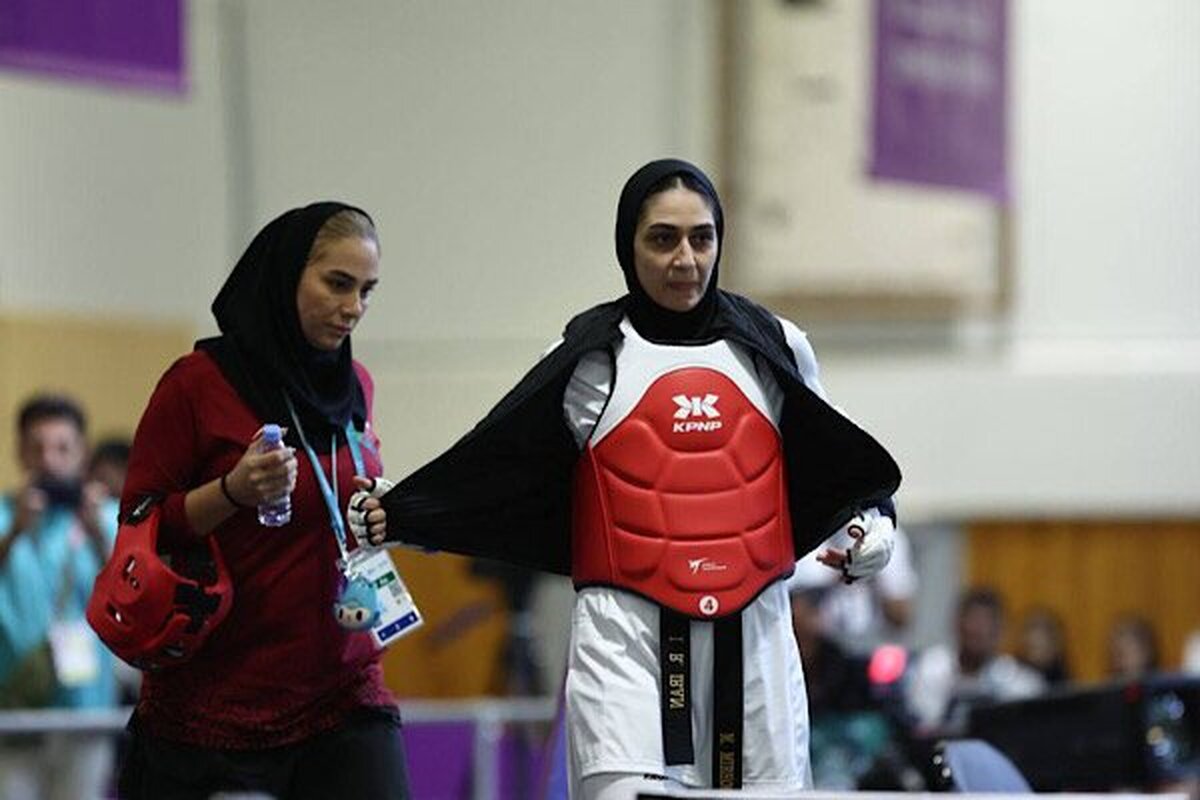 ملیکا میرحسینی به مدال برنز تکواندو رسید + فیلم