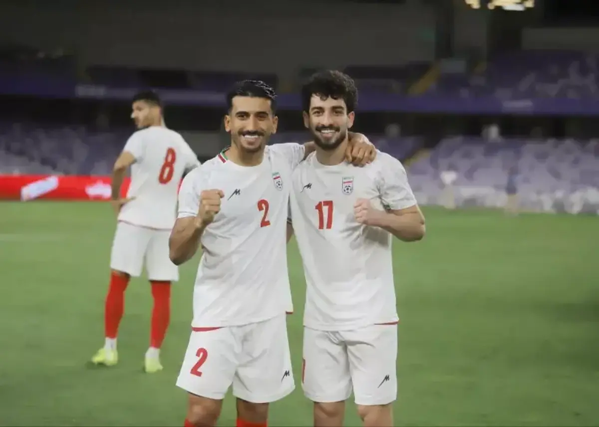 جوانترین بازیکن تیم ملی فوتبال در بازی ایران و ازبکستان از تراکتور