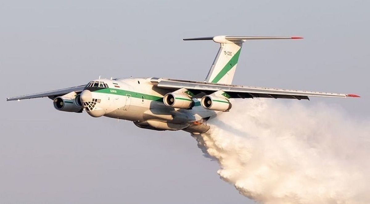 اعزام هواپیمای ایلوشن برای مهار آتش الیت