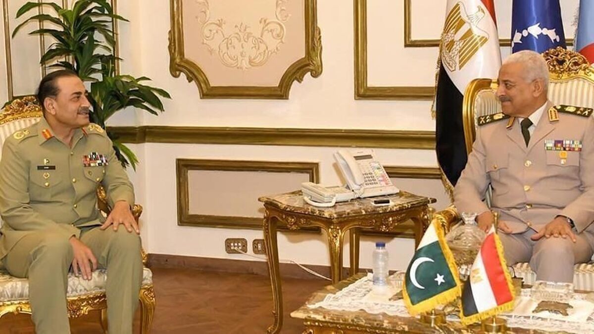 مذاکره مصر و پاکستان برای تقویت همکاریهای نظامی دوجانبه