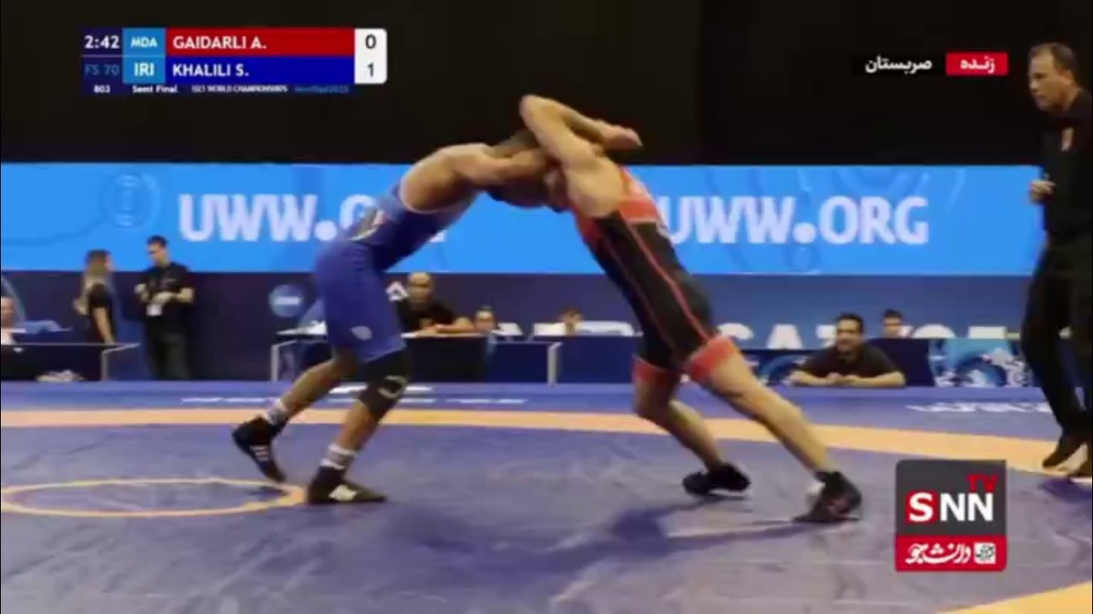 سینا خلیلی با مجموعه ای از فنون به فینال رسید