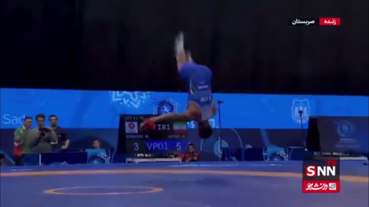 پشتک های پیاپی عظیمی پس از کسب مدال طلای جهان