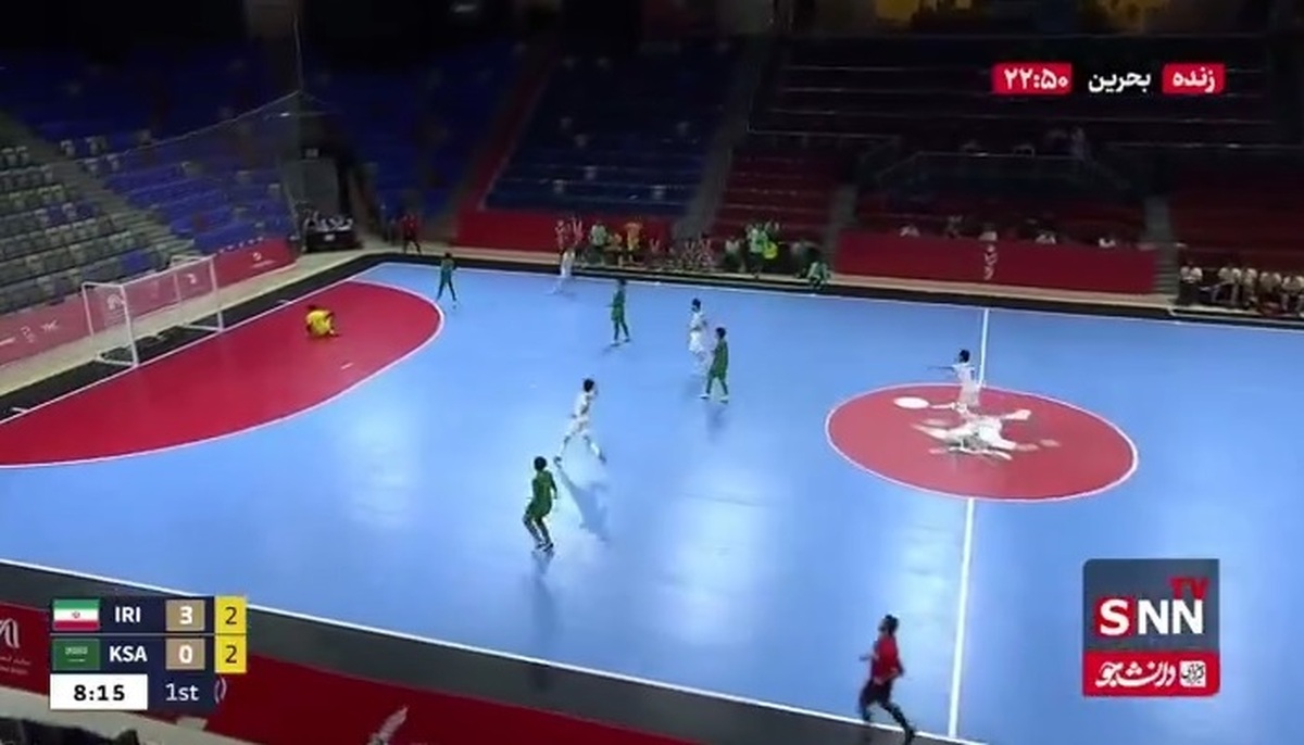 گل چهارم ایران به عربستان توسط ابوالفضل زمانی/ ایران ۴ - ۰ عربستان