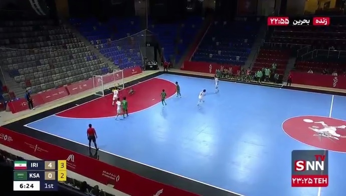 گل پنجم ایران به عربستان توسط علی احمدی / ایران ۵ - ۰ عربستان