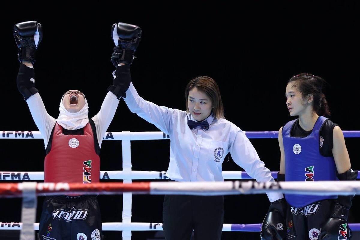 ۲ ناک اوت یک طلا توسط دختر دهه هشتادی/ داستان قهرمانی روژان بهنامی در بحرین+ فیلم