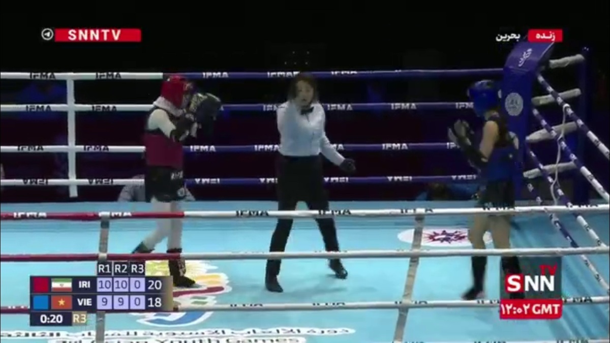 2 ناک اوت یک طلا توسط دختر ده هشتادی/ داستان قهرمانی روژان بهنامی در بحرین