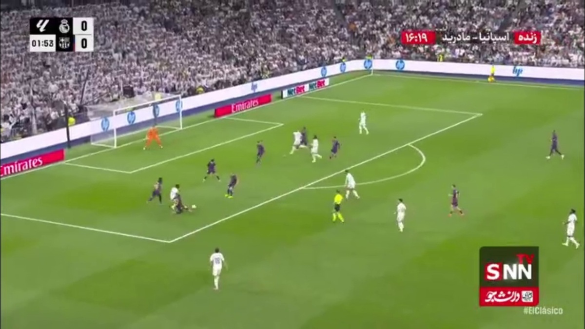 اعلام پنالتی برای رئال مادرید در دقیقه 3 بازی که پس از بازبینی صحنه توسط VAR لغو شد