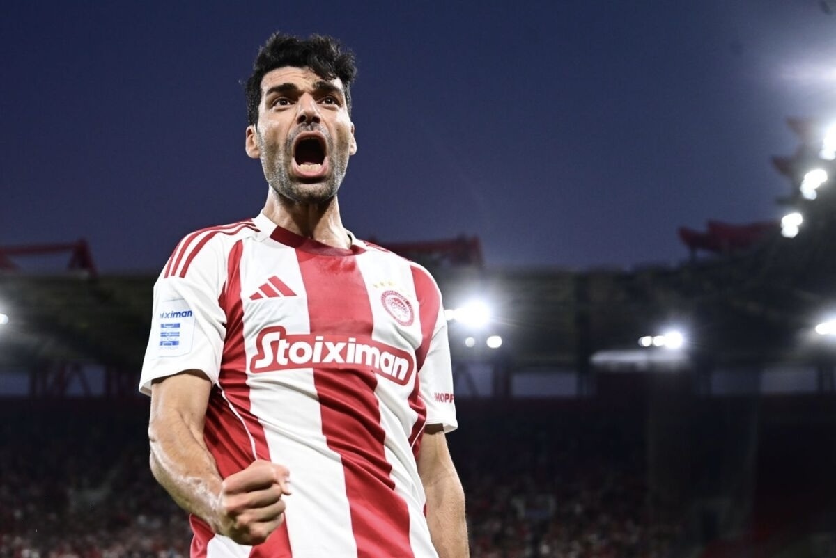 فیلم گل مهدی طارمی / لژیونر ایرانی المپیاکوس را مقابل آاک آتن پیروز کرد