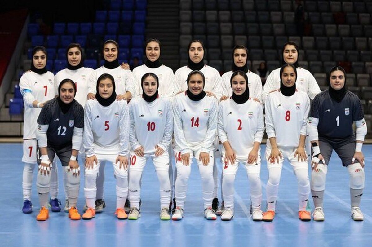 فیلم توقف دختران فوتسال ایران مقابل چین