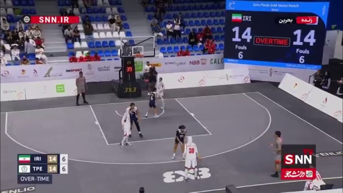 شیر دختران بسکتبال ۳ نفره ایران به مدال نقره رسیدند