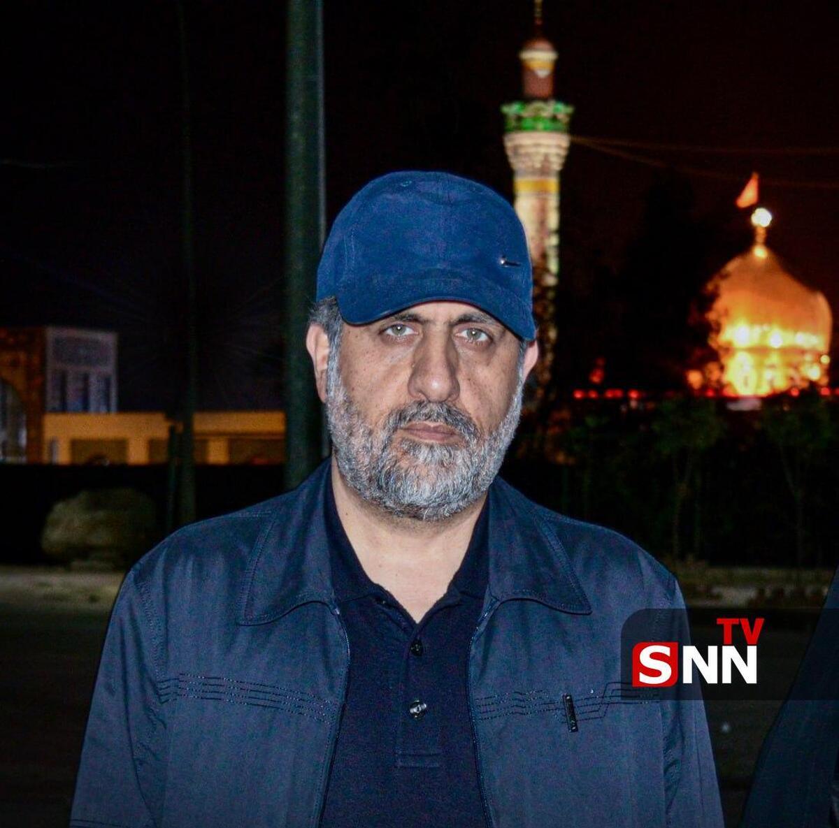 تصویری از شهید حاج رمضان در صحن حرم مطهر حضرت زینب (س)