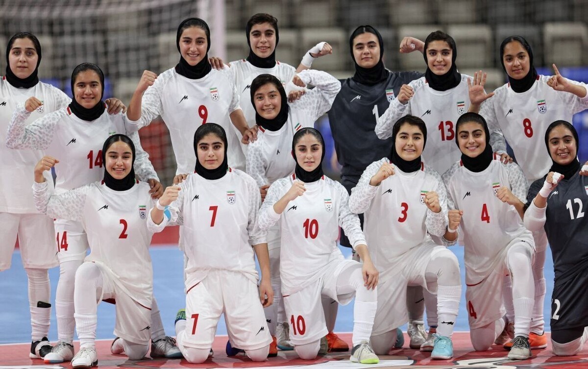 صعود شیرین دختران دهه هشتادی ایران به فینال مسابقات فوتسال آسیا +فیلم خلاصه بازی