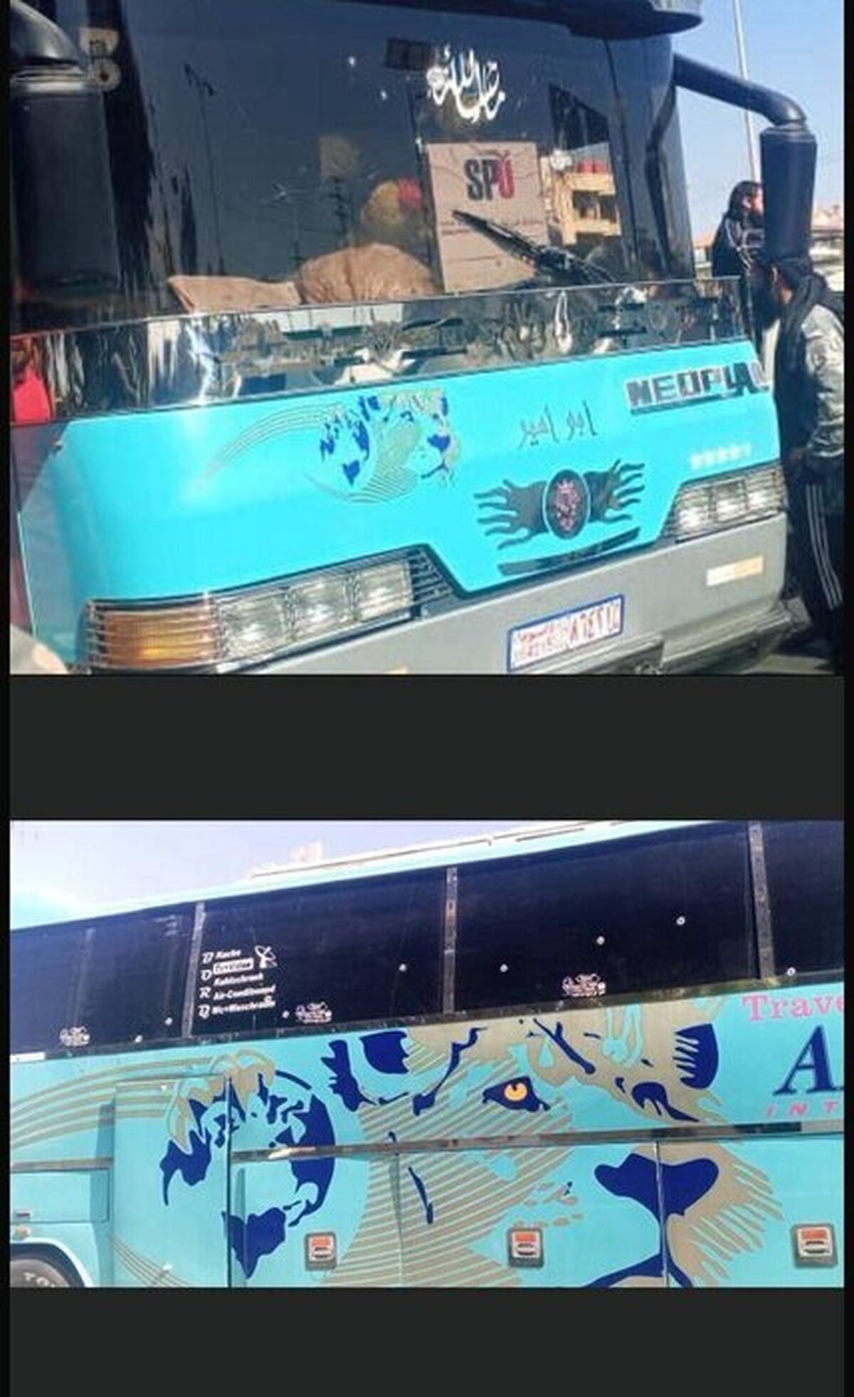 دو کشته در حمله مسلحانه به یک اتوبوس مسافربری در جاده دمشق - سویدا