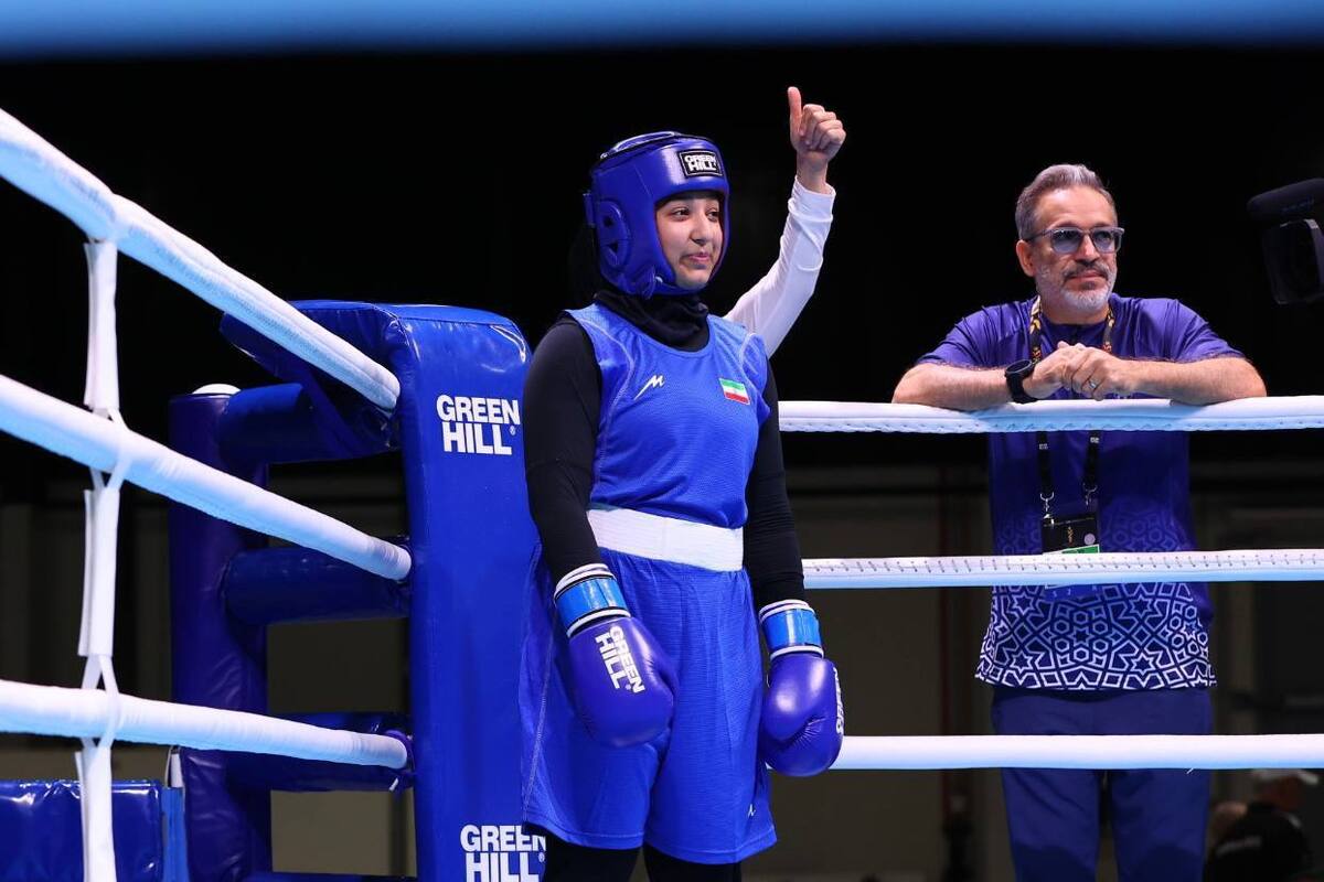 کسب نخستین مدال تاریخ بوکس بانوان ایران/ رستگار برنزی شد